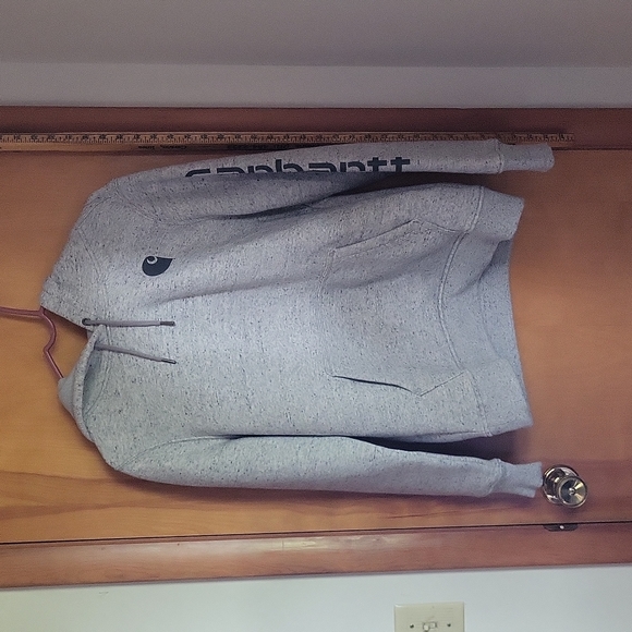 Carhartt Tops - Carhartt Women's Relaxed Fit Gray Sweatshirt Hoodie Medium